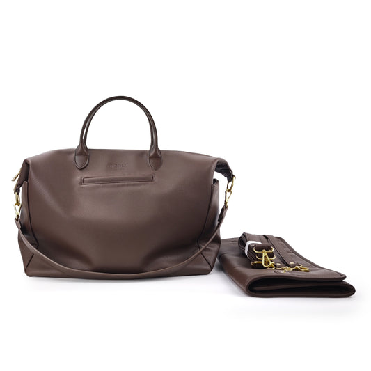 Diaper Bag - Leather Brown